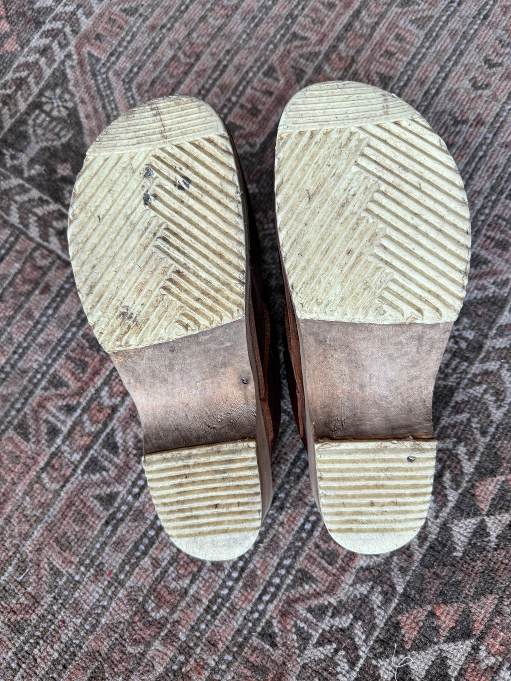 Original 1970s Handmade Clogs