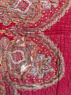 Antique Red Paisley Quilt