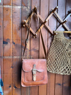 Vintage Handmade Leather Satchel