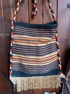 Vintage Woven Striped Bag
