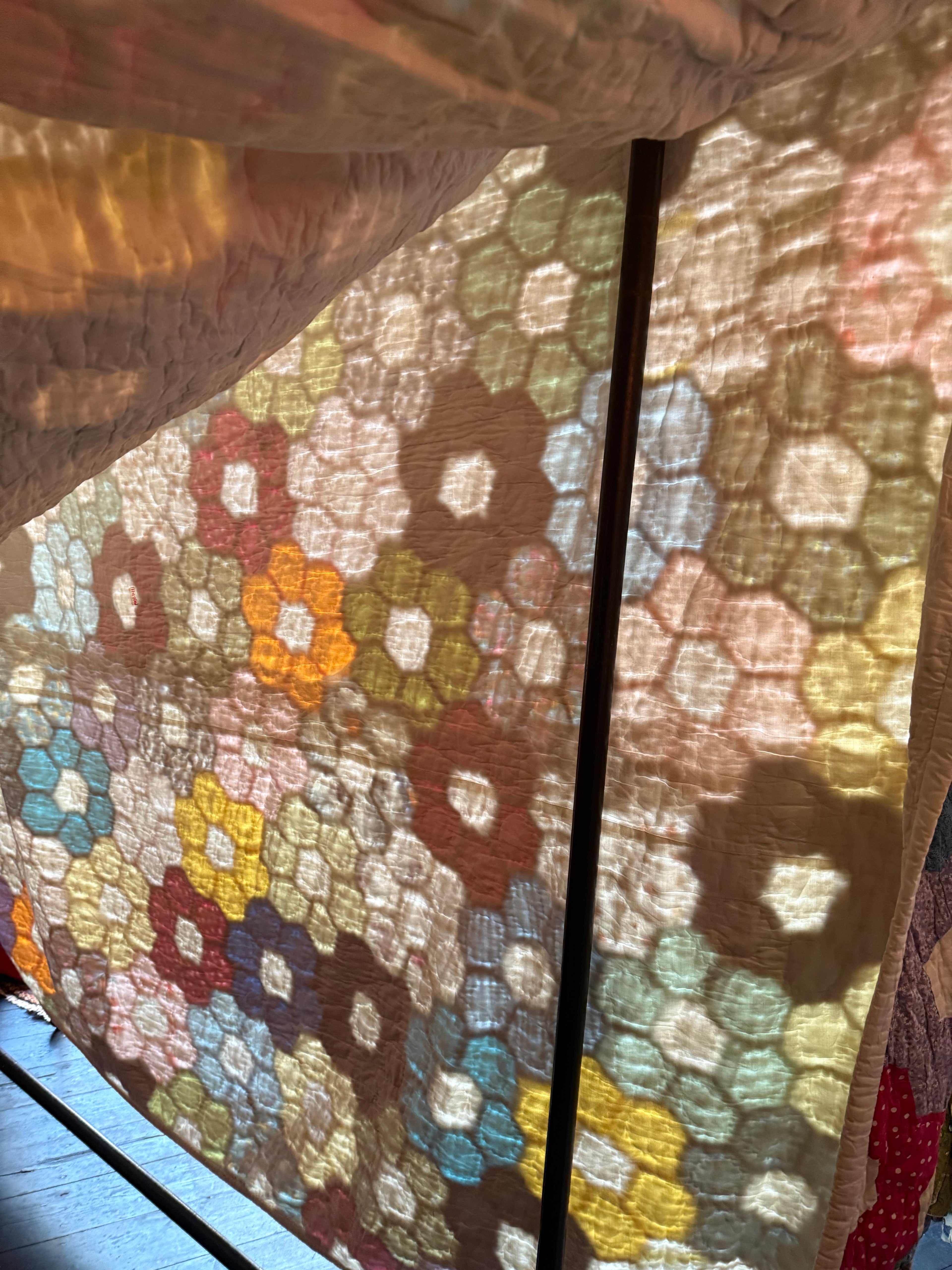 Vintage Grandmothers Garden Quilt