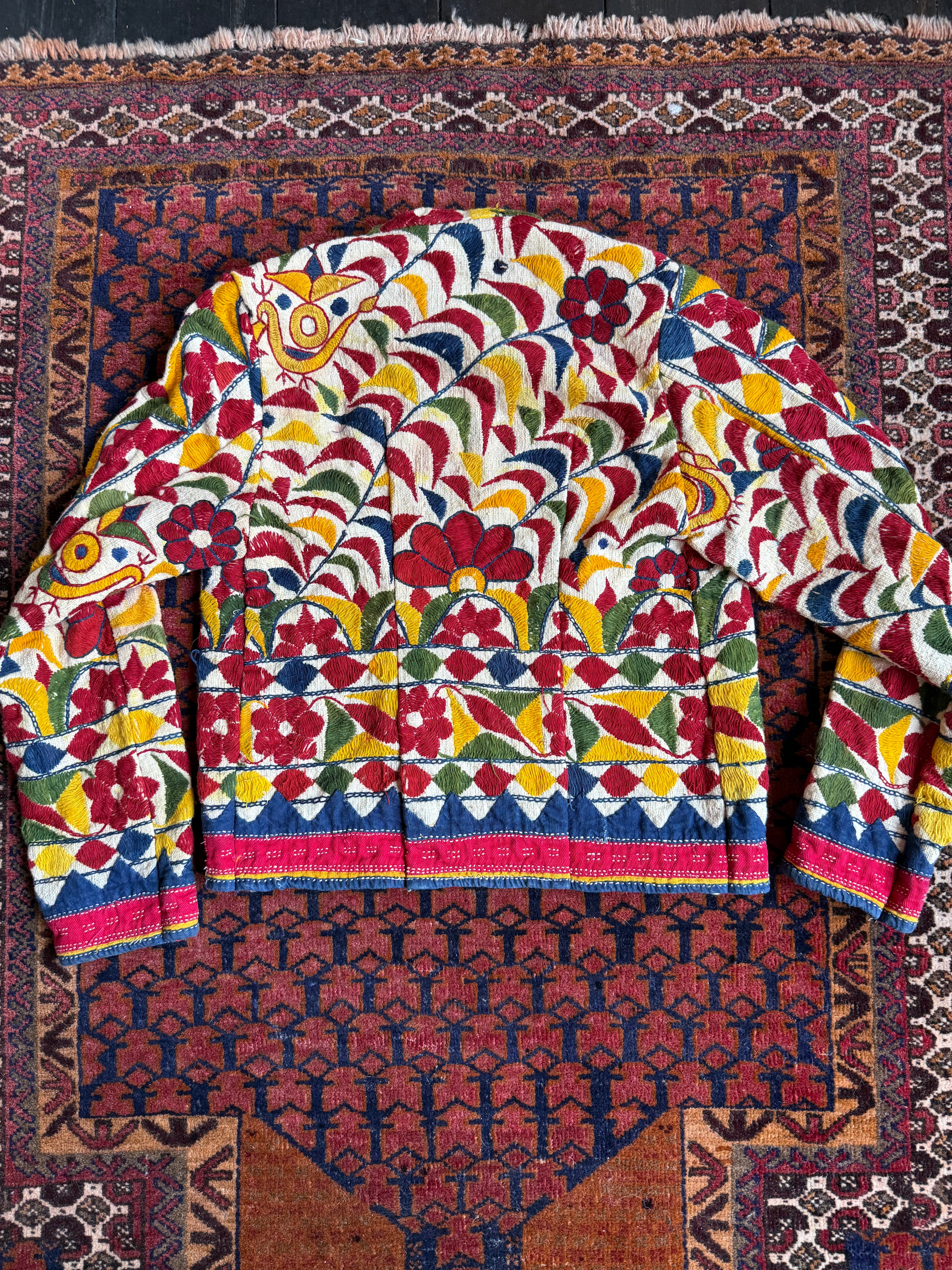 Vintage Banjara North Indian Handcrafted Embroidered Jacket