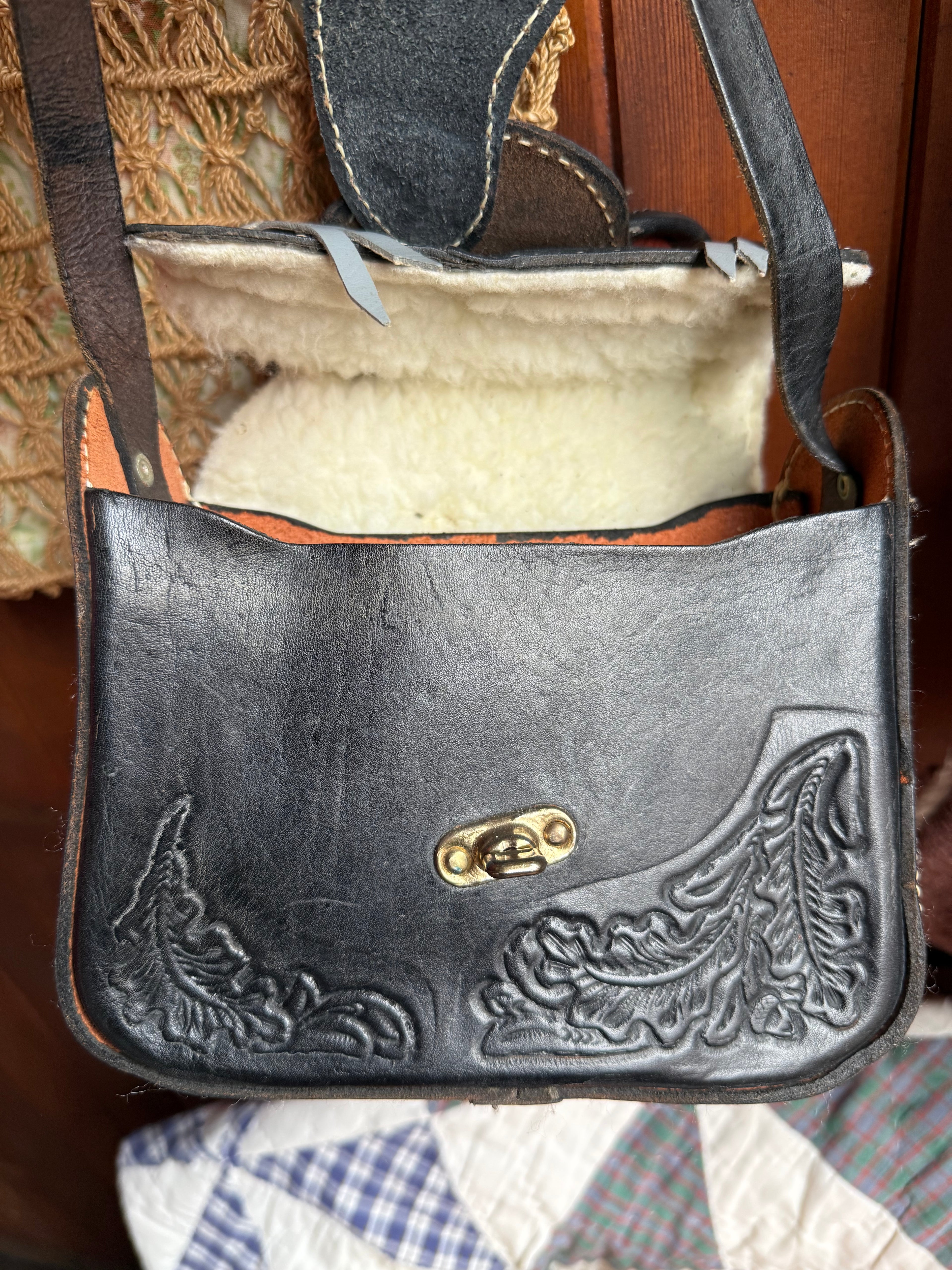 Artisan Handcrafted Leather Mini Saddle Bag