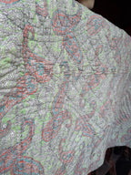Vintage 1930s Reversible Lap Quilt