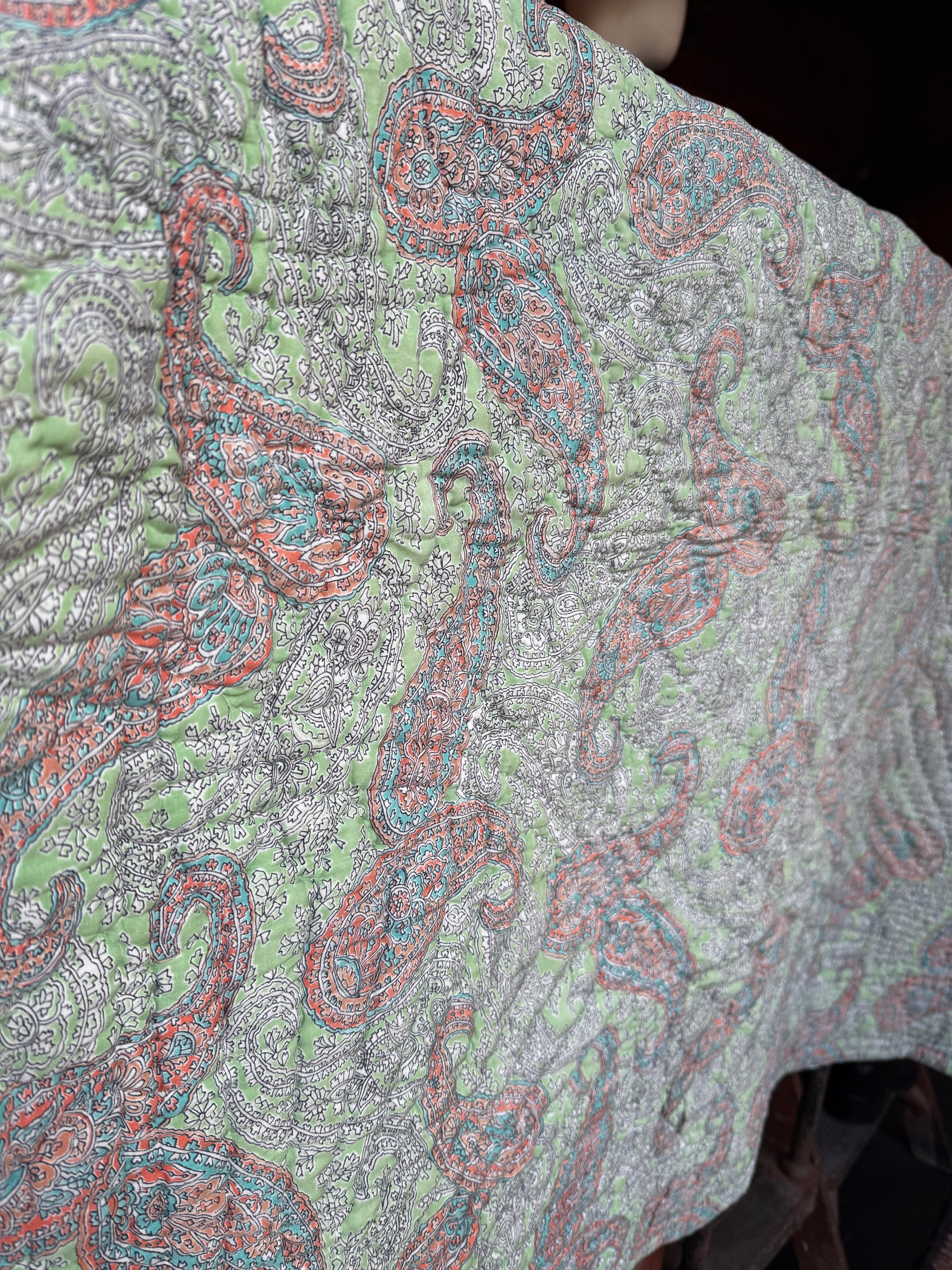 Vintage 1930s Reversible Lap Quilt