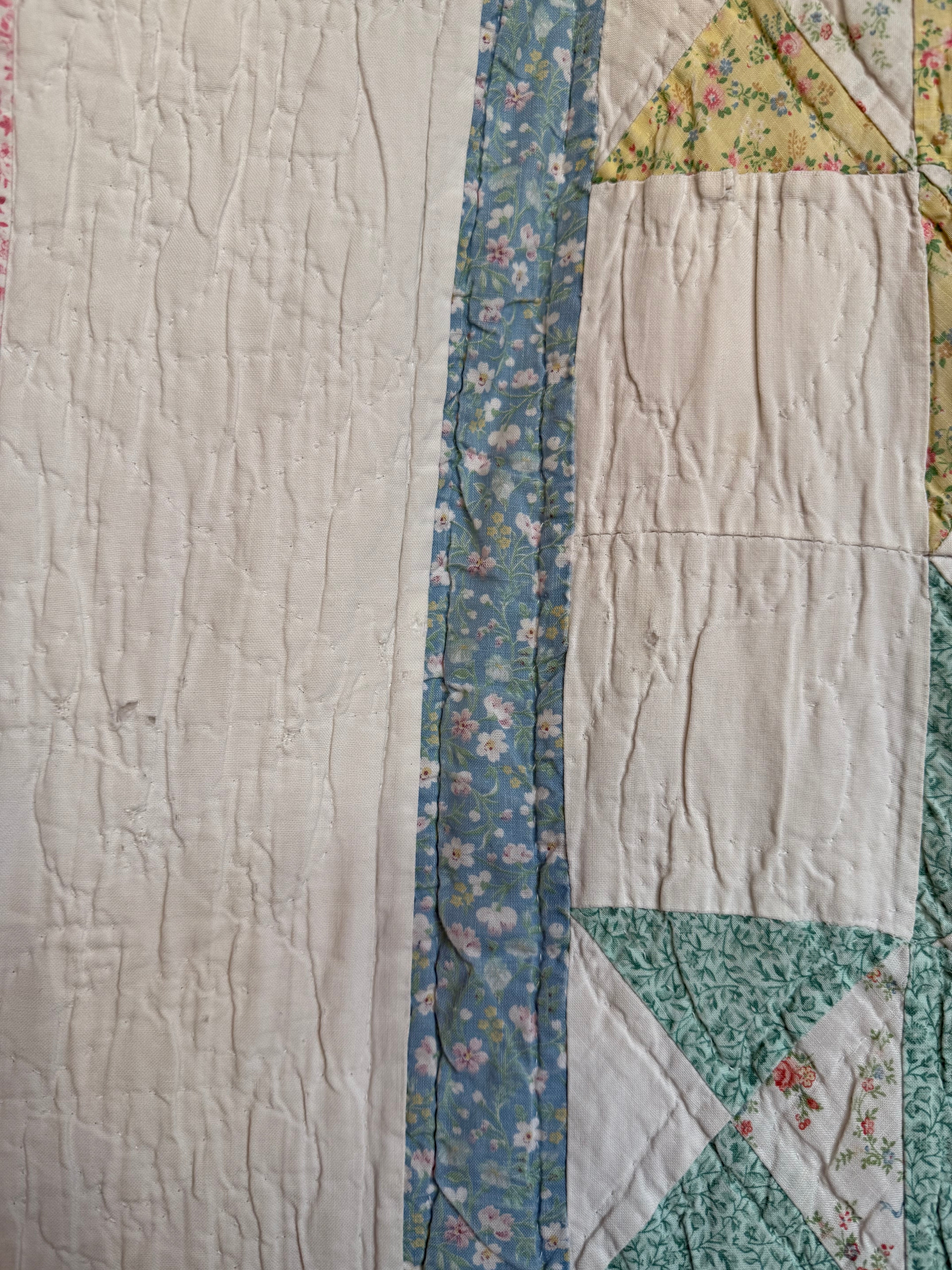 Vintage Star Patchwork Quilt