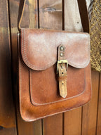 Vintage Handmade Leather Satchel