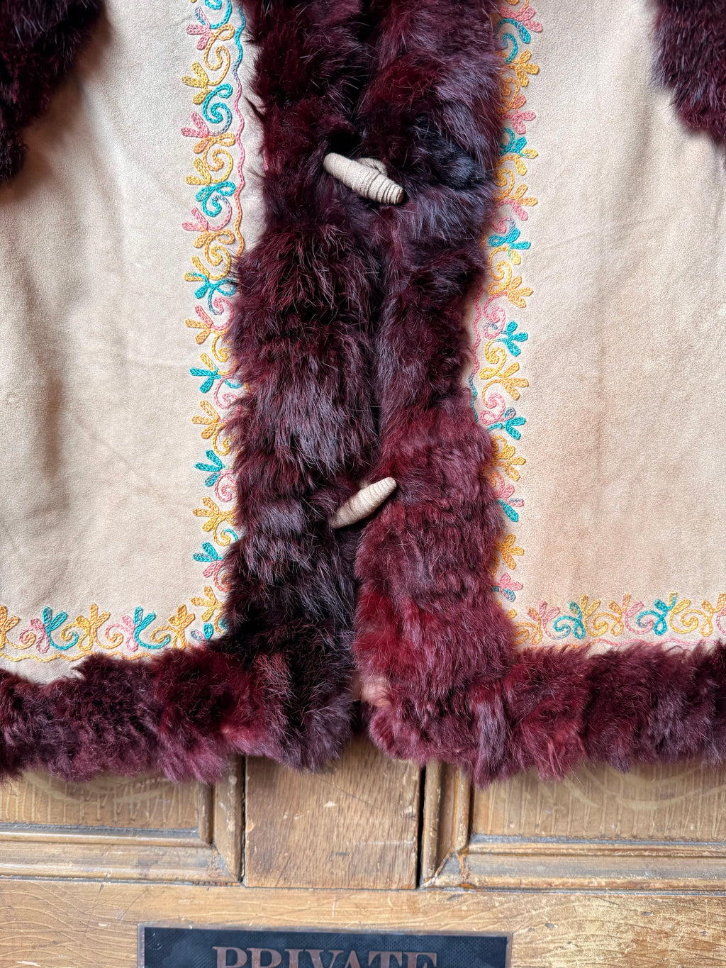1970’s Folk Suede Gilet