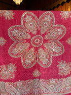 Antique Red Paisley Quilt