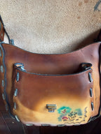 Vintage Handmade Welsh Leather Bag