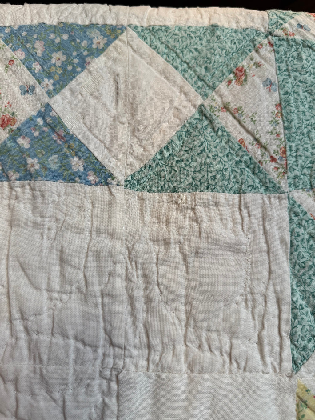 Vintage Star Patchwork Quilt