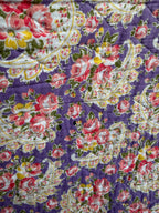 Vintage Purple Paisley Quilt