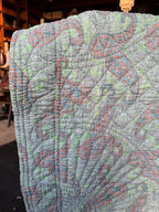 Vintage 1930s Reversible Lap Quilt