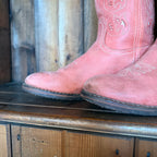UK 8 - Vintage Rare Pink Austin Frye Boots