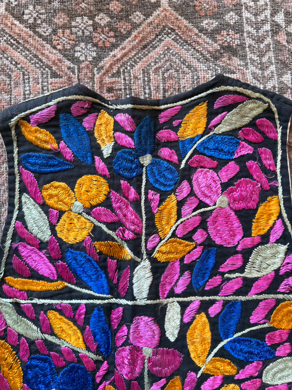 Authentic 1970’s Afghan Hand-embroidered Vest