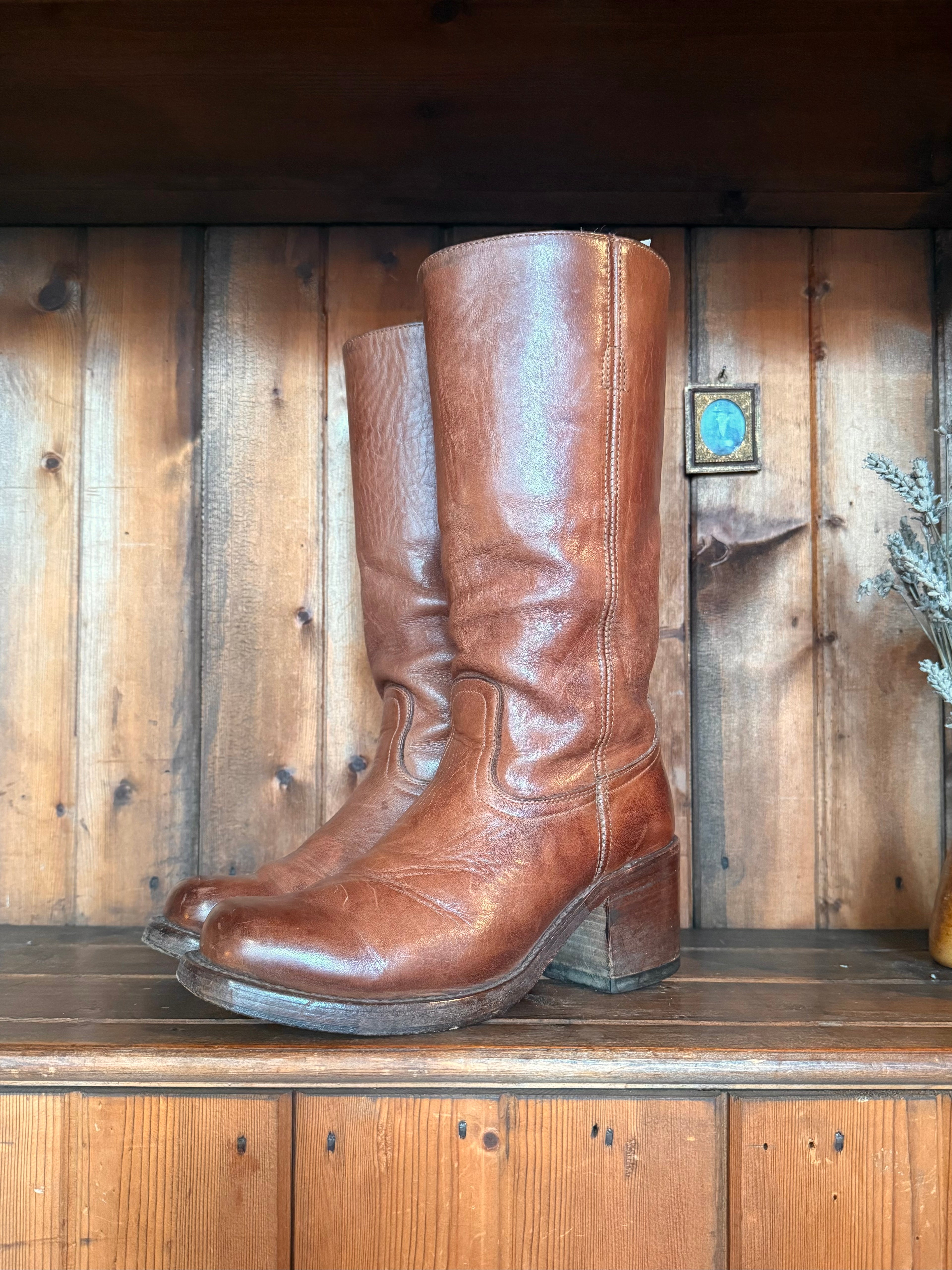 UK 5.5 - Sendra Brown Boots