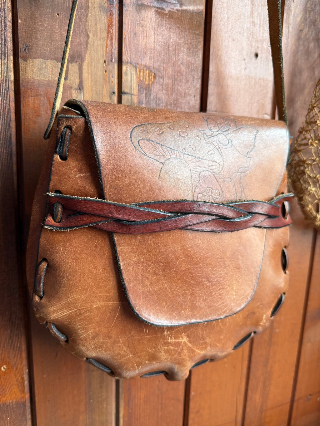 Vintage 1970’s Fairy and Toadstool Bag