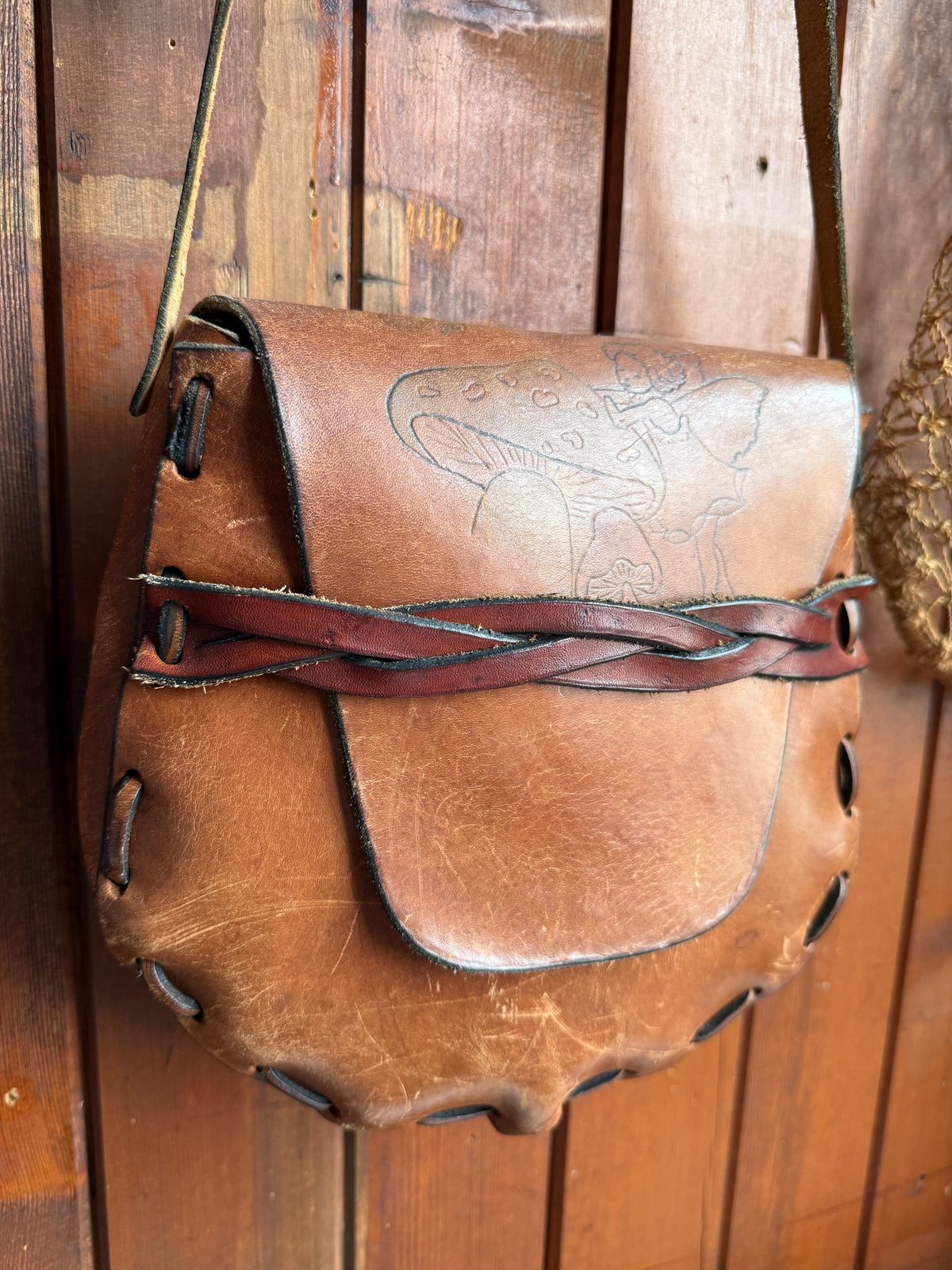Vintage 1970’s Fairy and Toadstool Bag