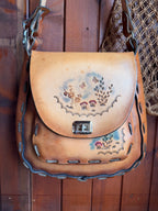Vintage Handmade Welsh Leather Bag