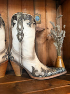 UK 6 - Snakeskin Sendra Cowboy Heels