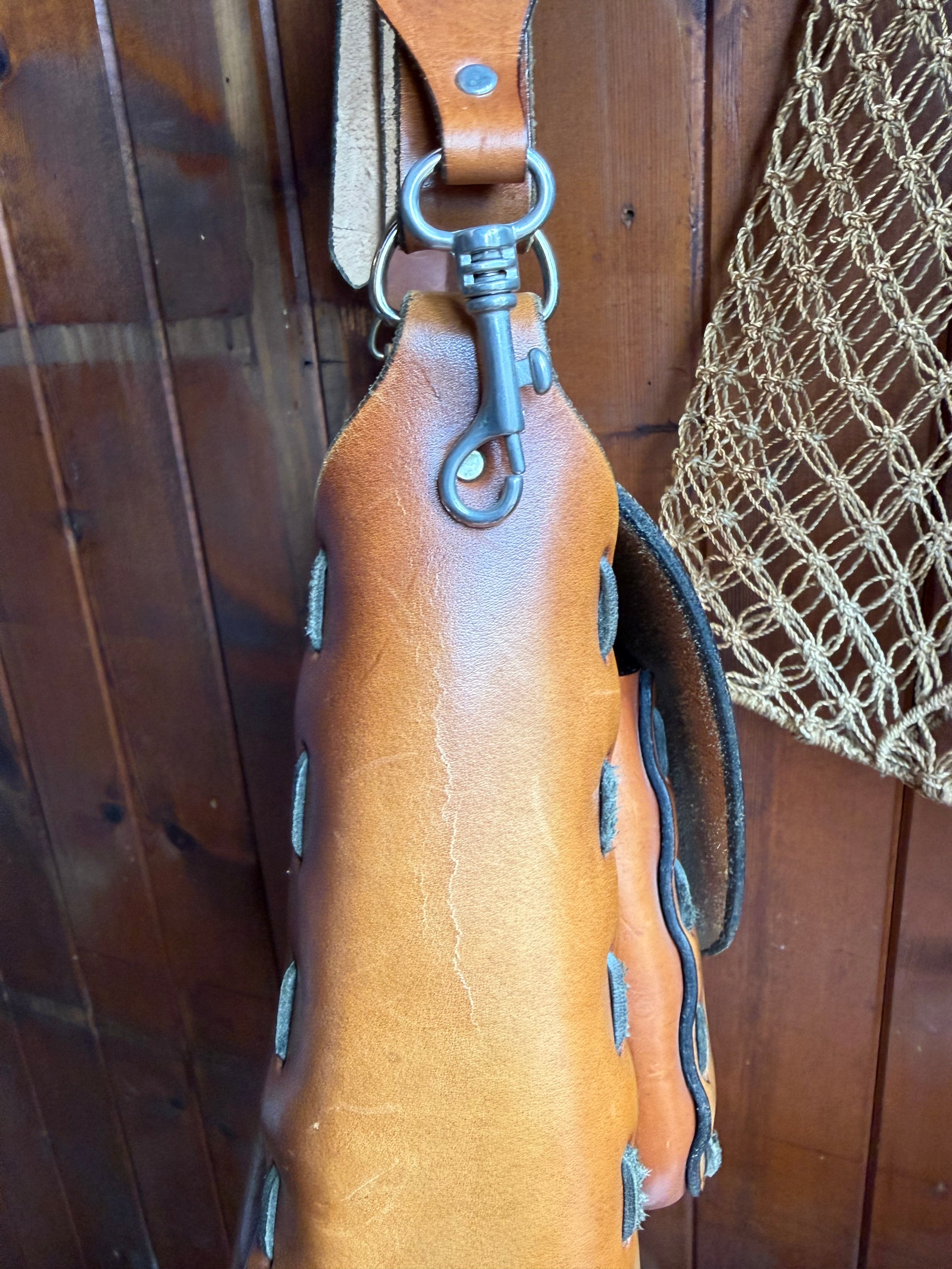 Vintage Handmade Welsh Leather Bag