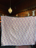 Vintage Purple Paisley Quilt
