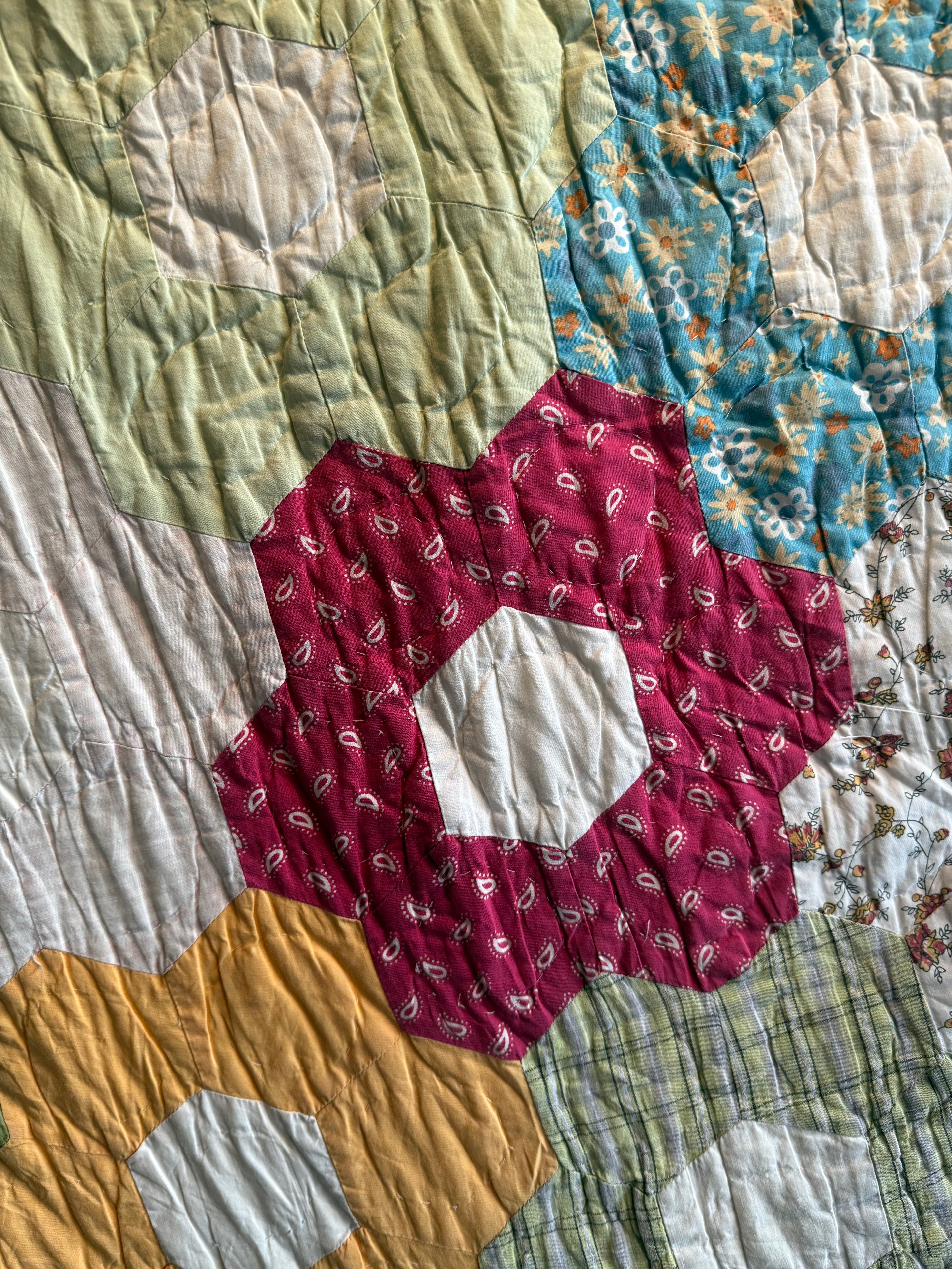 Vintage Grandmothers Garden Quilt