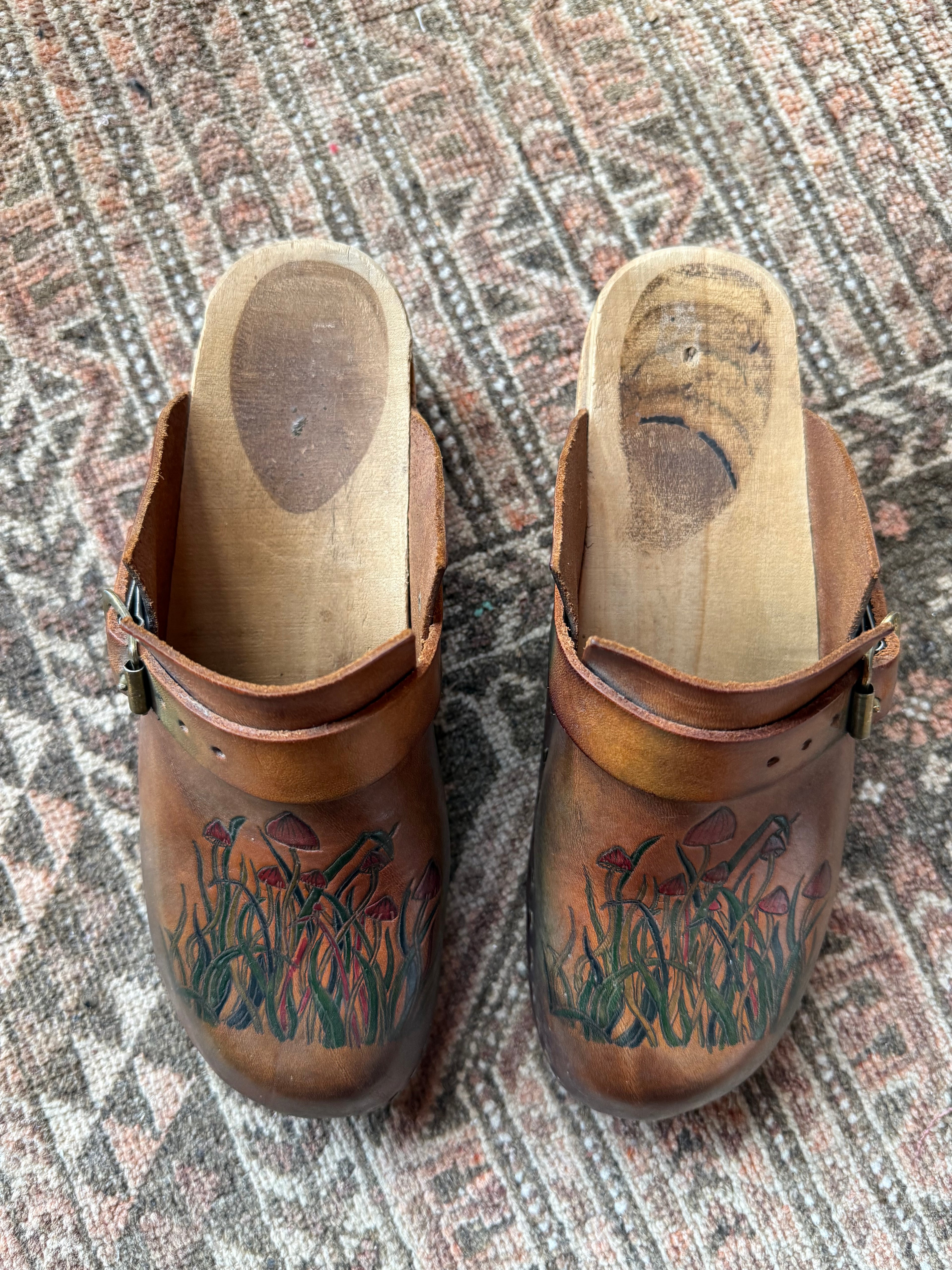 Original 1970s Handmade Clogs
