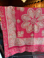 Antique Red Paisley Quilt