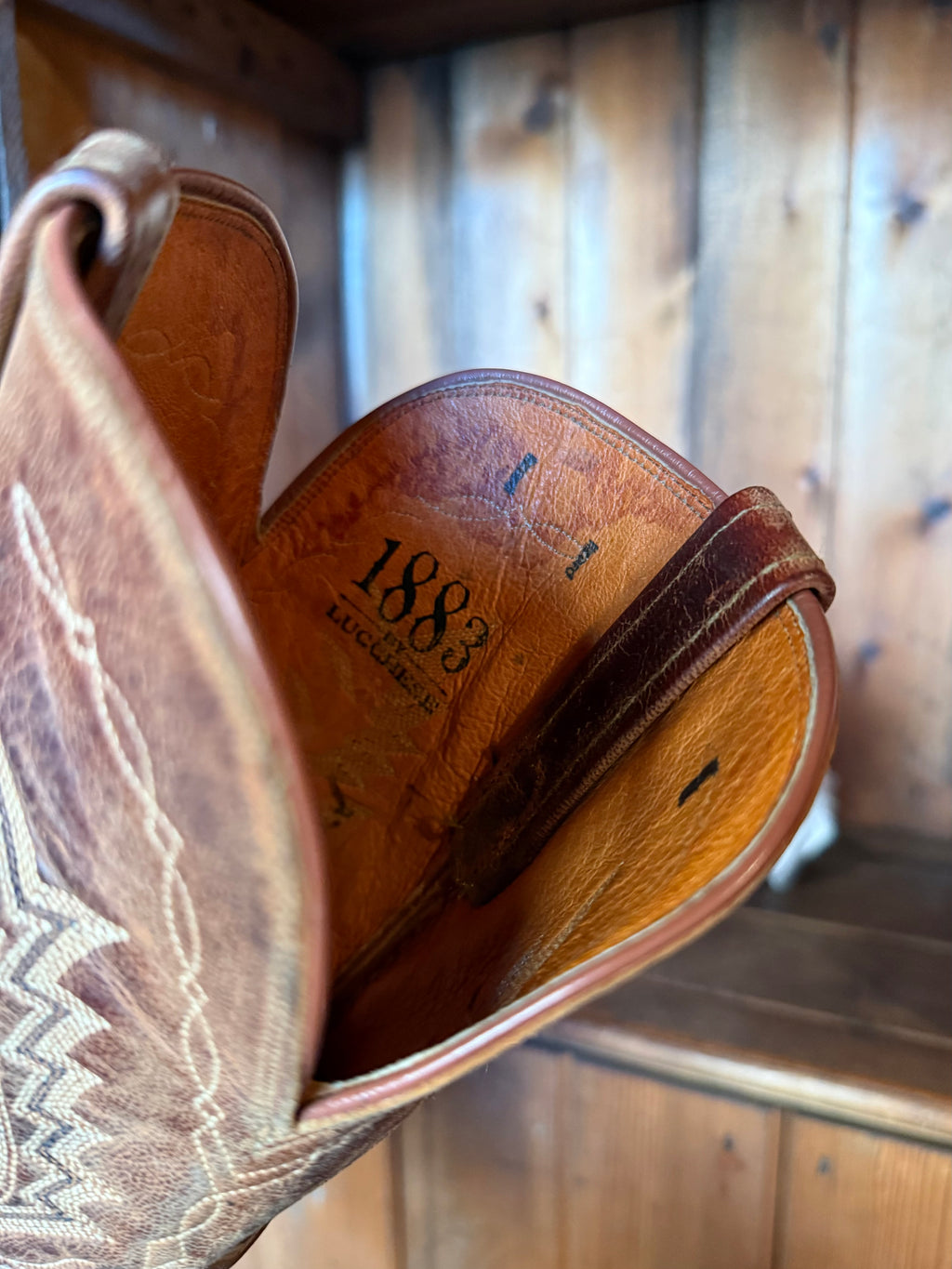 UK 7.5 - Vintage Exotic Teju Lizard 90s Lucchese Cowboy Boots