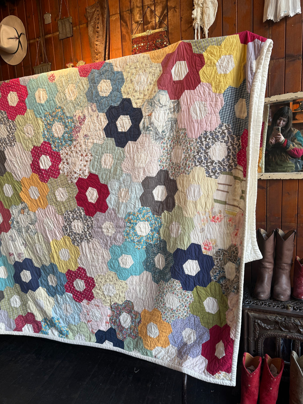 Vintage Grandmothers Garden Quilt
