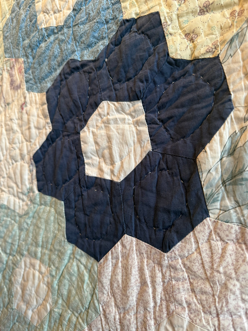 Vintage Grandmothers Garden Quilt