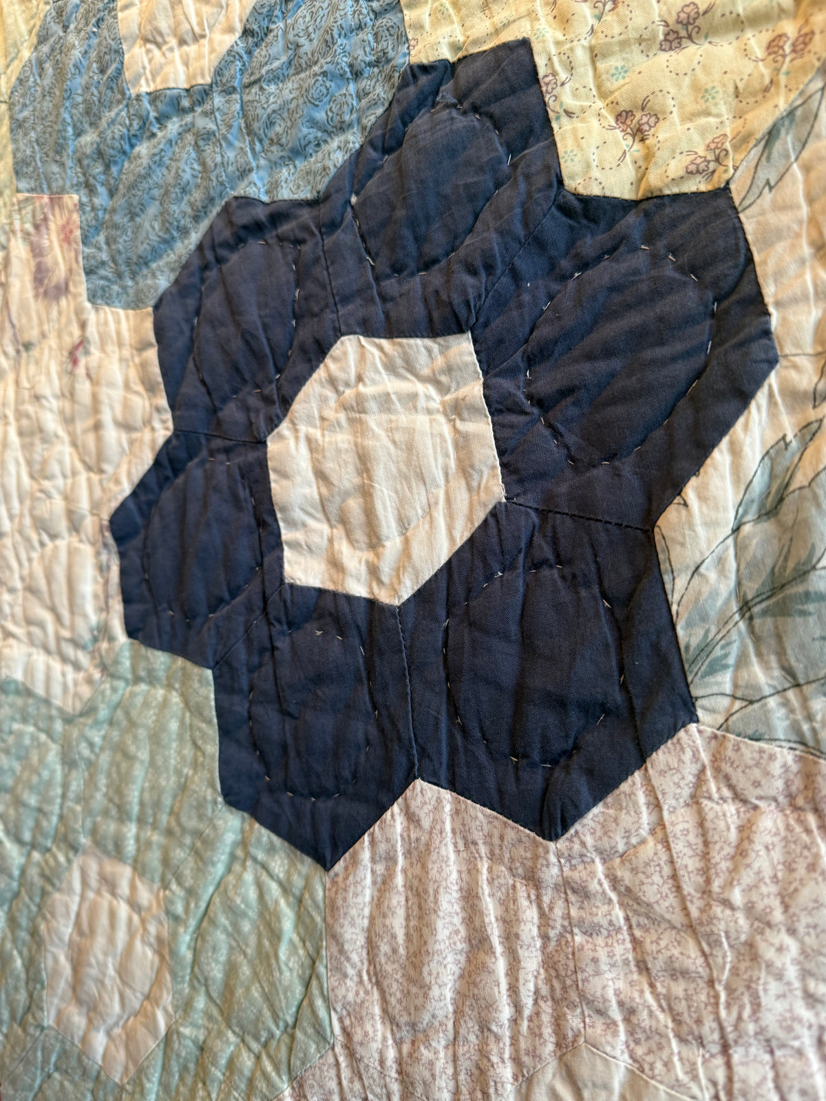Vintage Grandmothers Garden Quilt