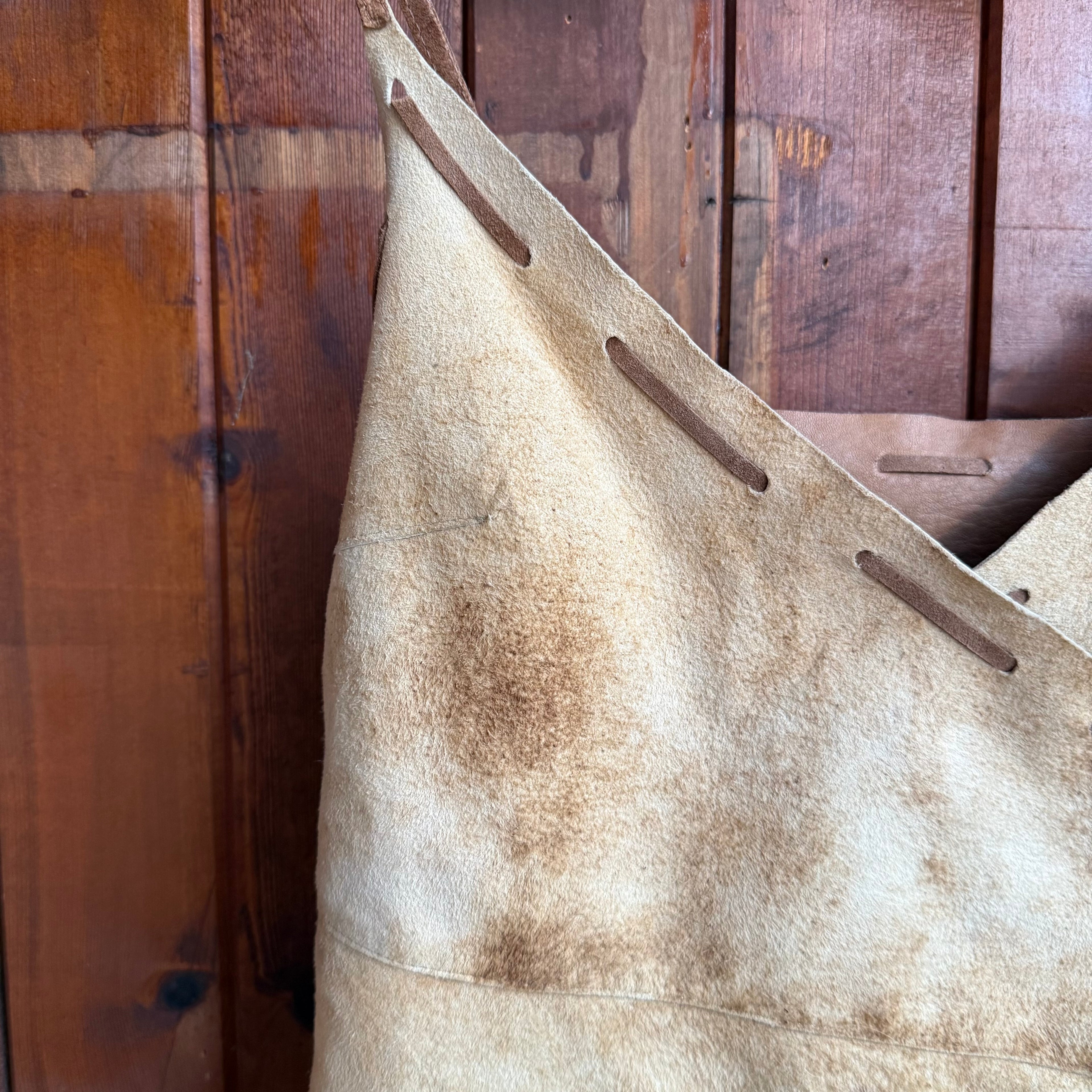 Rare Vintage Marlboro Classics Lambskin Wrap Leather Top.