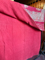 Antique Red Paisley Quilt