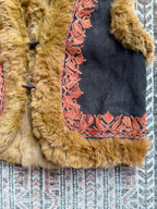 Vintage Afghan Reversible Gilet