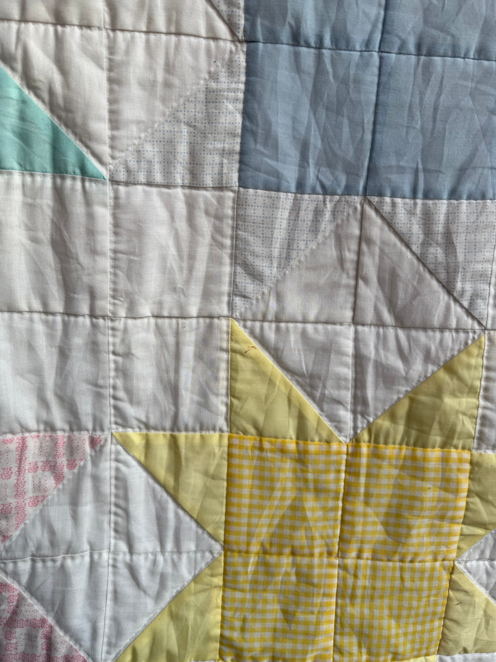 Large Vintage 1993 Handmade Star Quilt