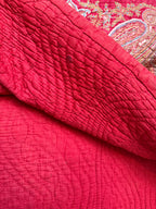 Antique Red Paisley Quilt