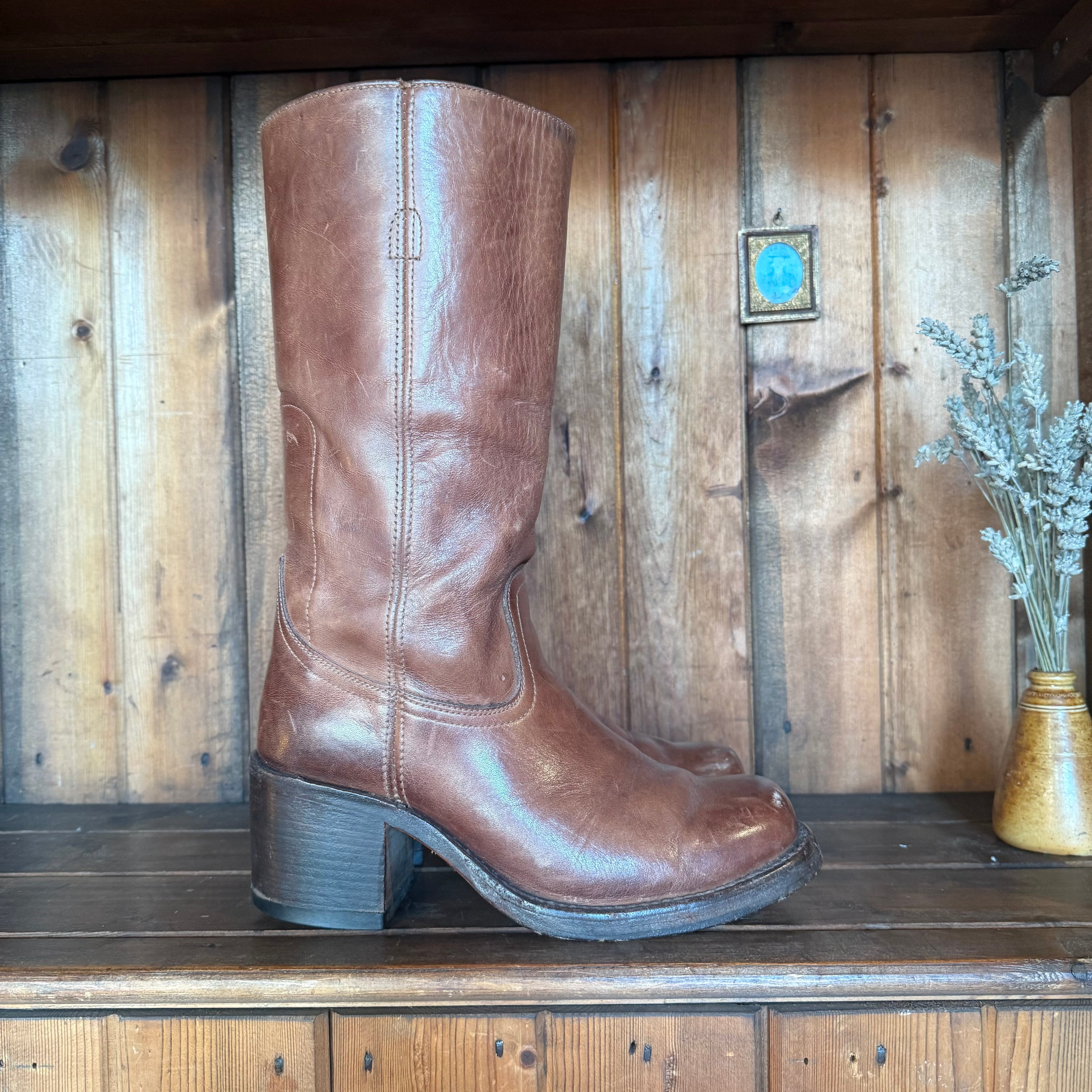 UK 5.5 - Sendra Brown Boots
