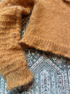 Hand Knit Mohair Crop Jumper