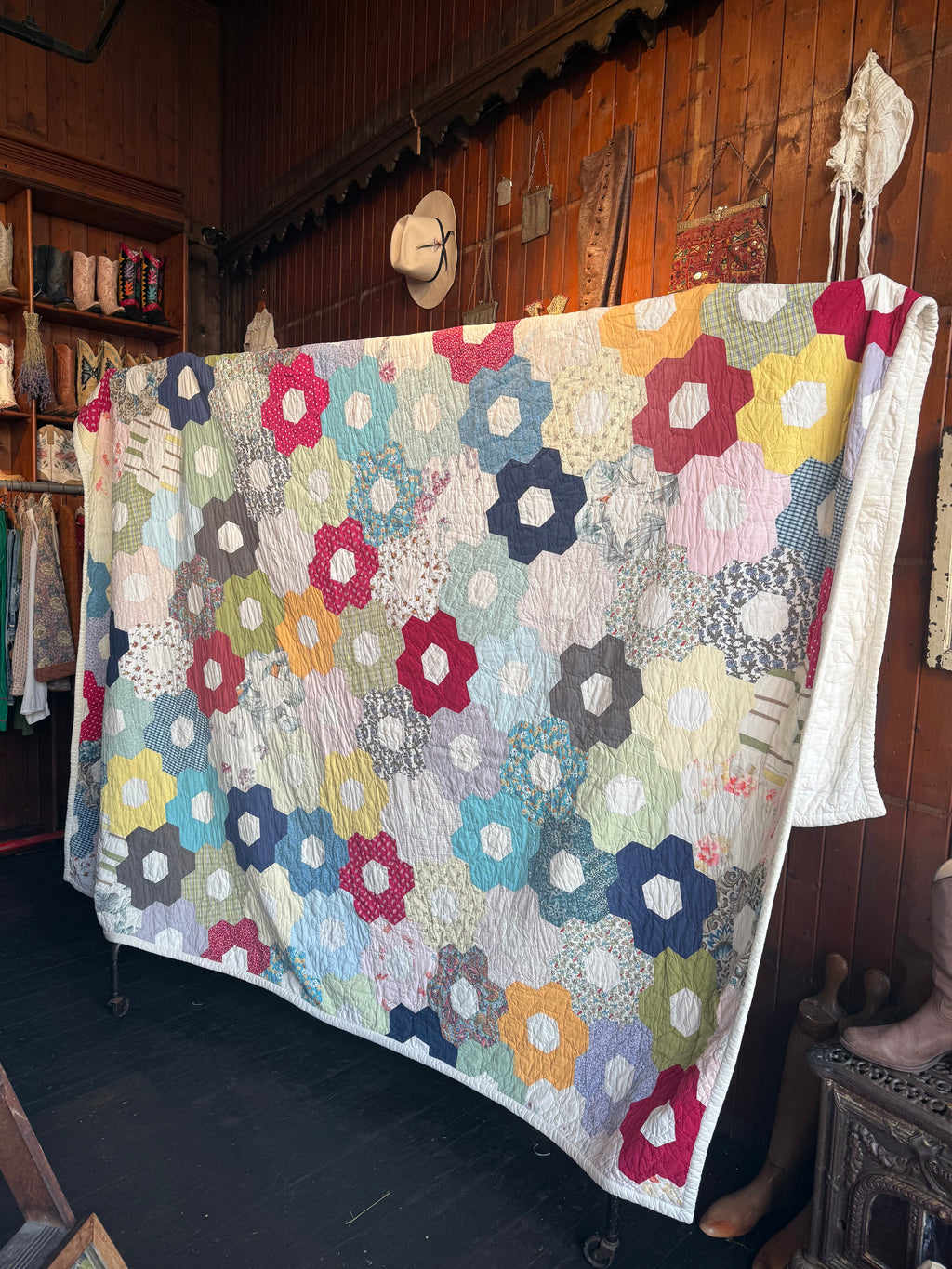 Vintage Grandmothers Garden Quilt