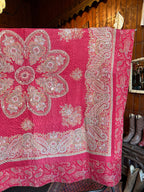 Antique Red Paisley Quilt