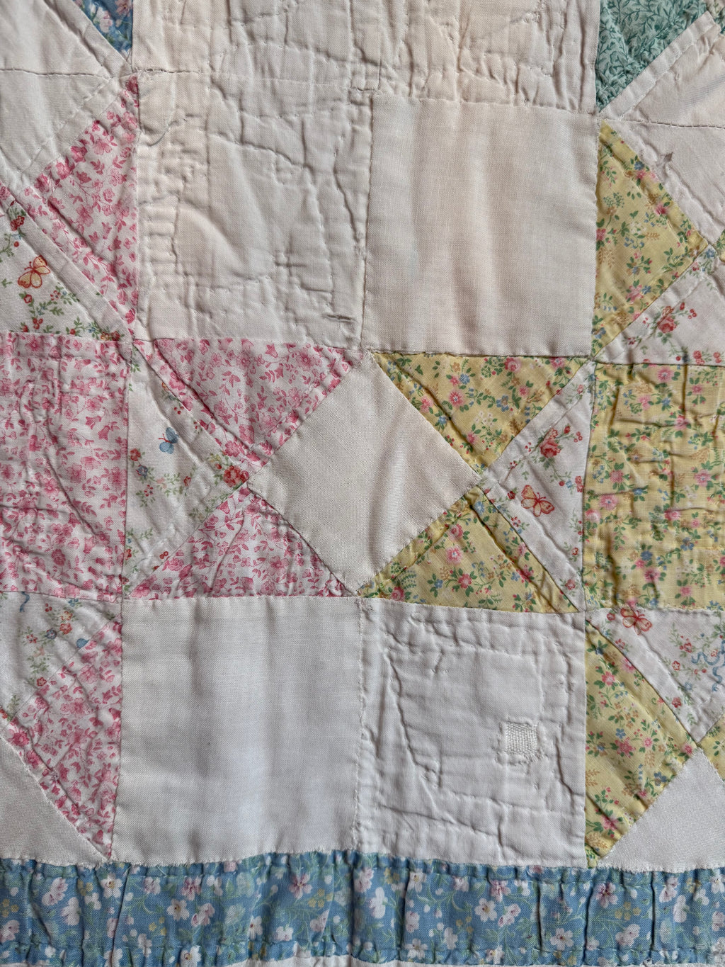 Vintage Star Patchwork Quilt