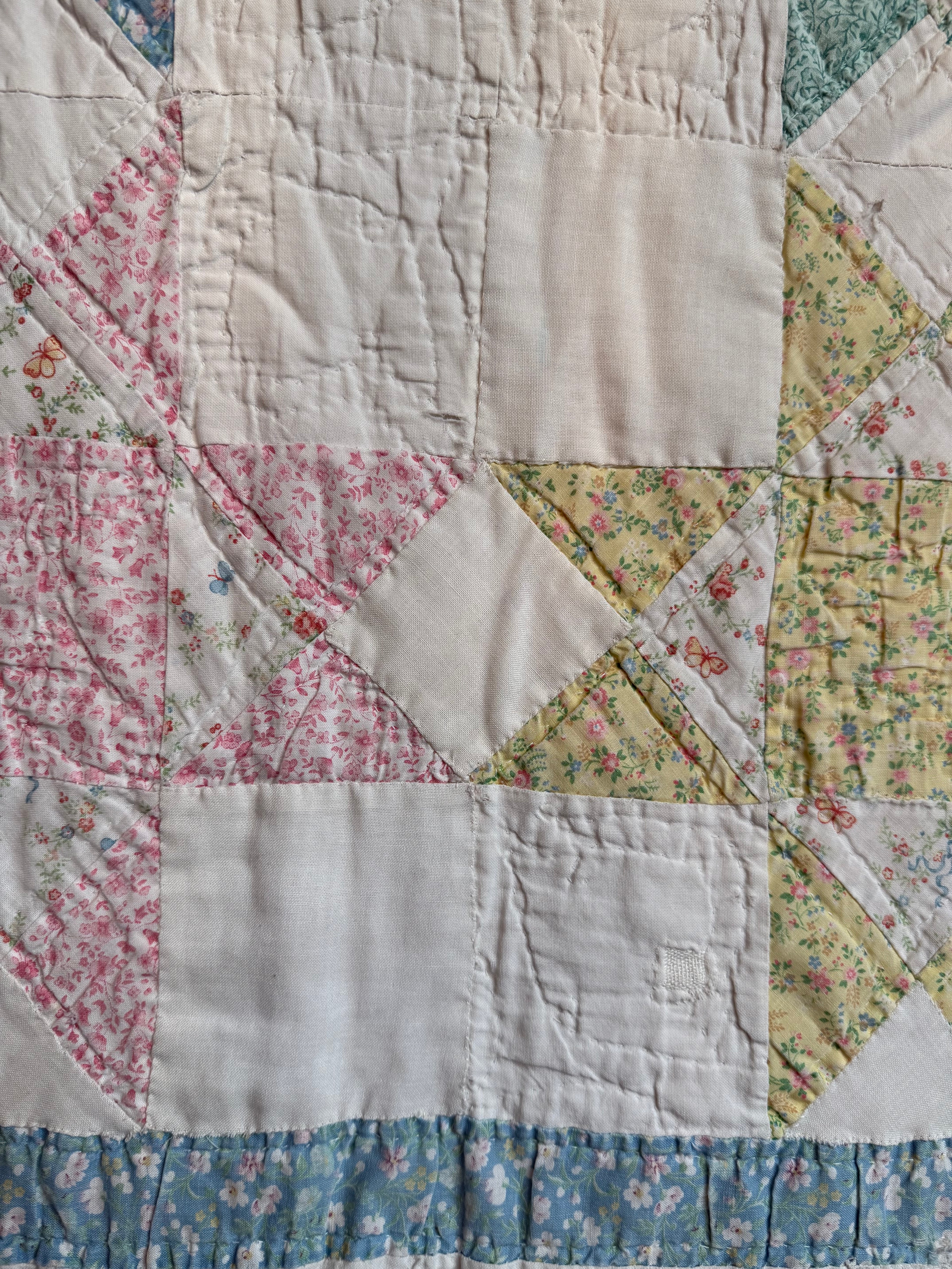 Vintage Star Patchwork Quilt