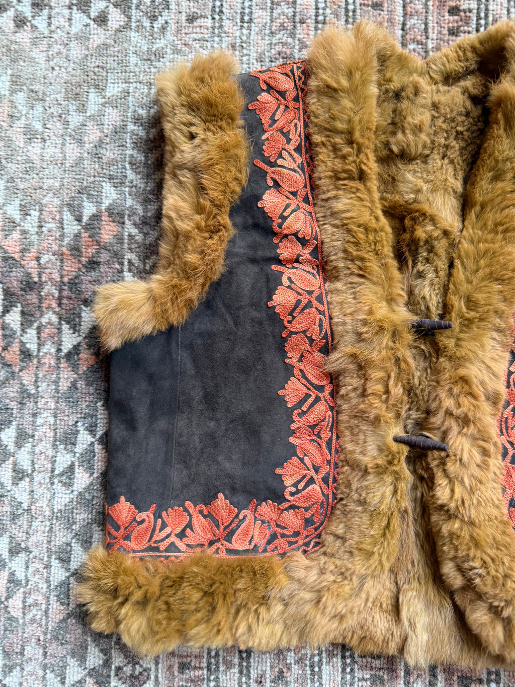 Vintage Afghan Reversible Gilet