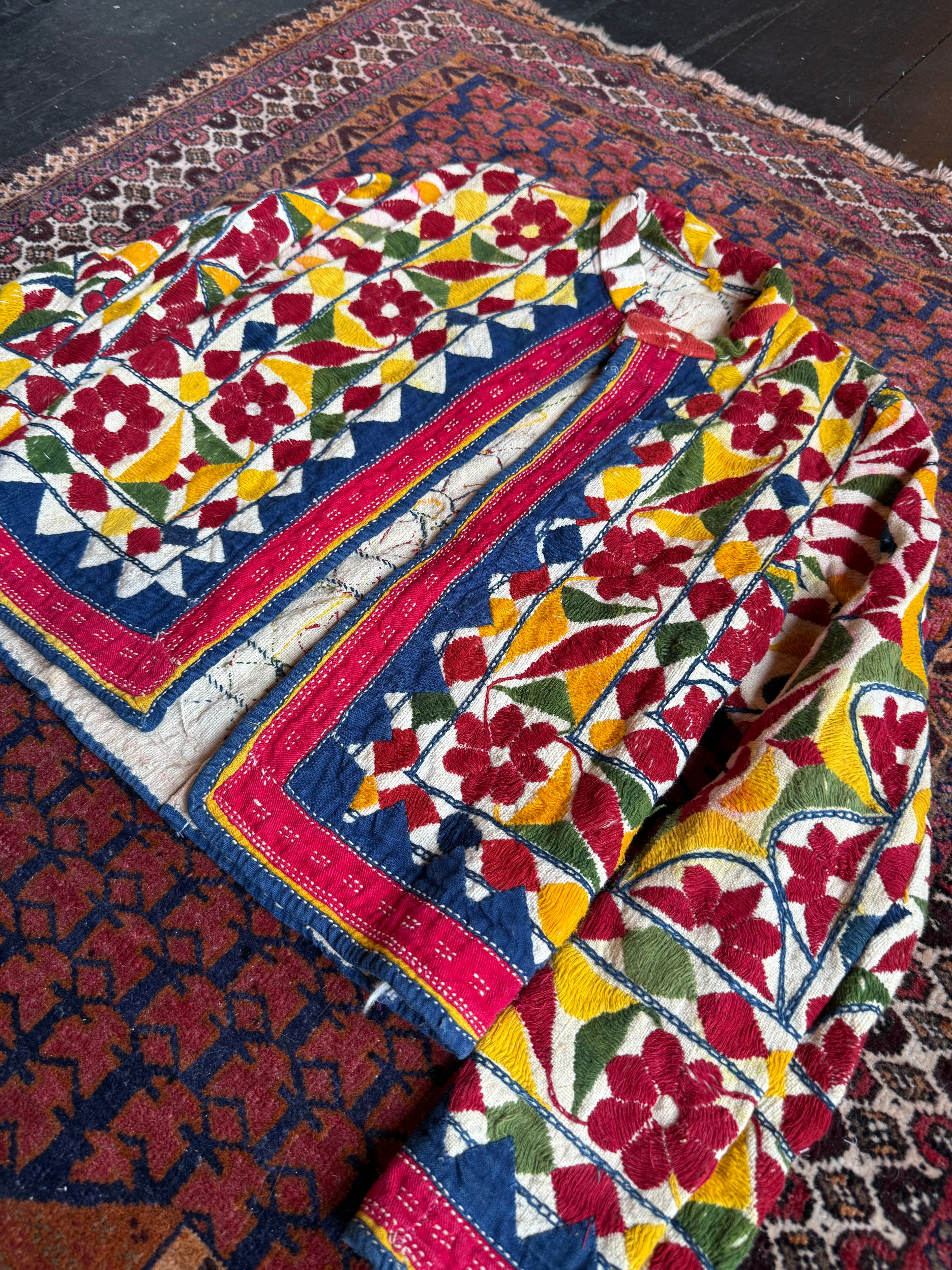 Vintage Banjara North Indian Handcrafted Embroidered Jacket