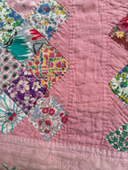 Wartime Feedsack Scrap Quilt