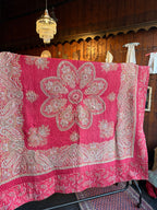 Antique Red Paisley Quilt
