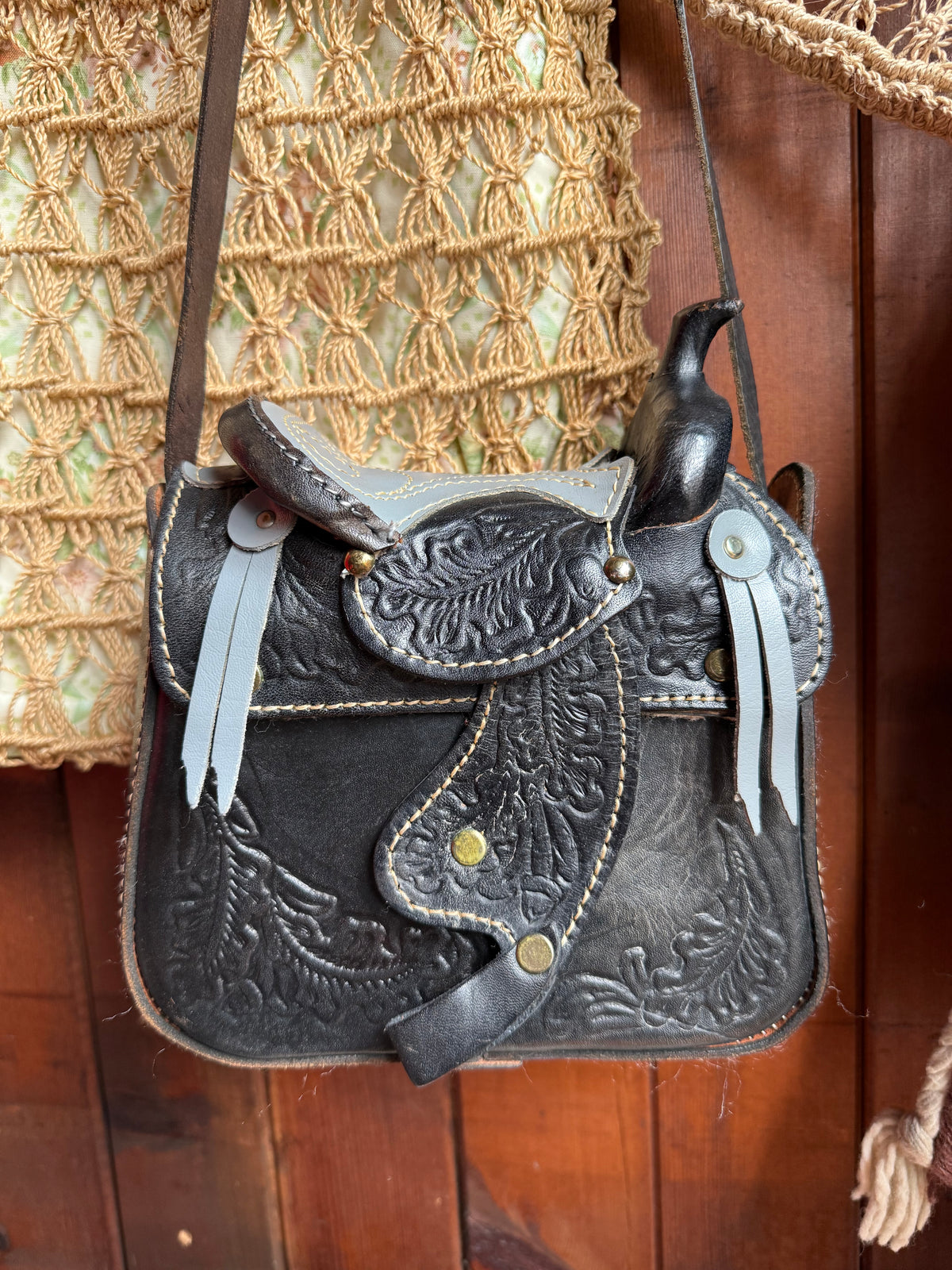 Artisan Handcrafted Leather Mini Saddle Bag