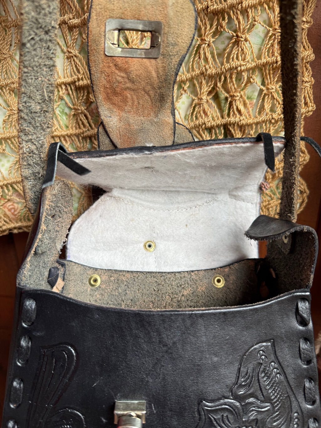 Artisan Handcrafted Leather Mini Saddle Bag